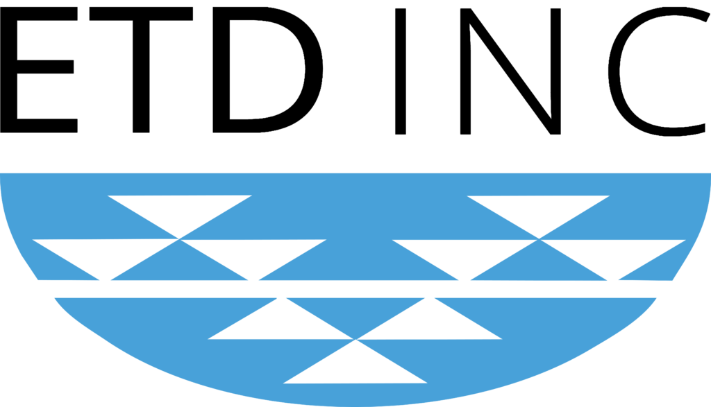 ETD Logo, black font