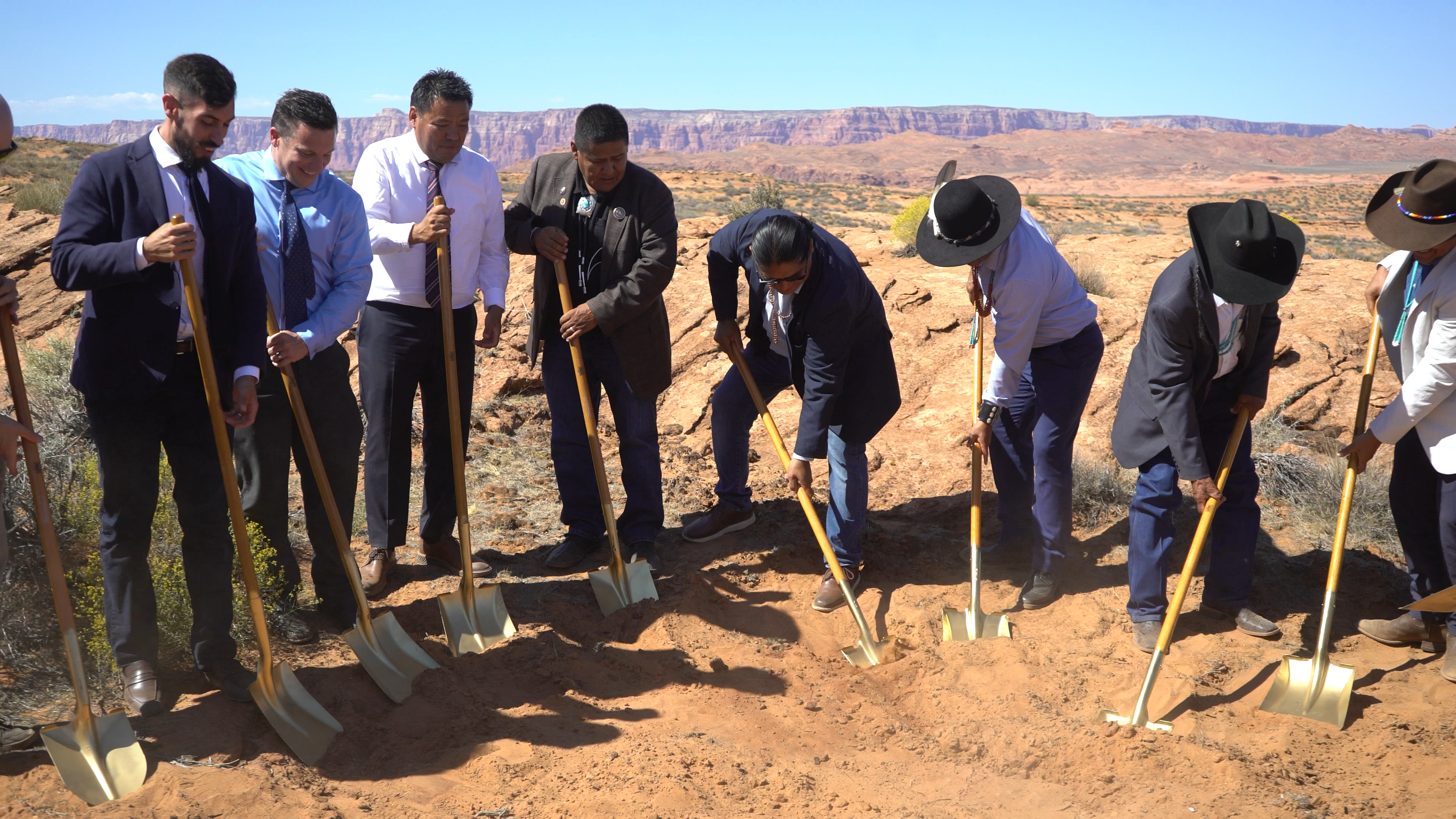 Horseshoe Bend Development Project Groundbreaking Event